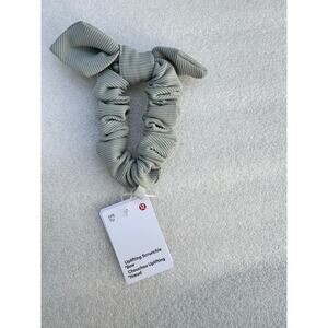 NWT Lululemon Hair Accessories Bundle Scrunchie Bow + Charm Hair Ties
